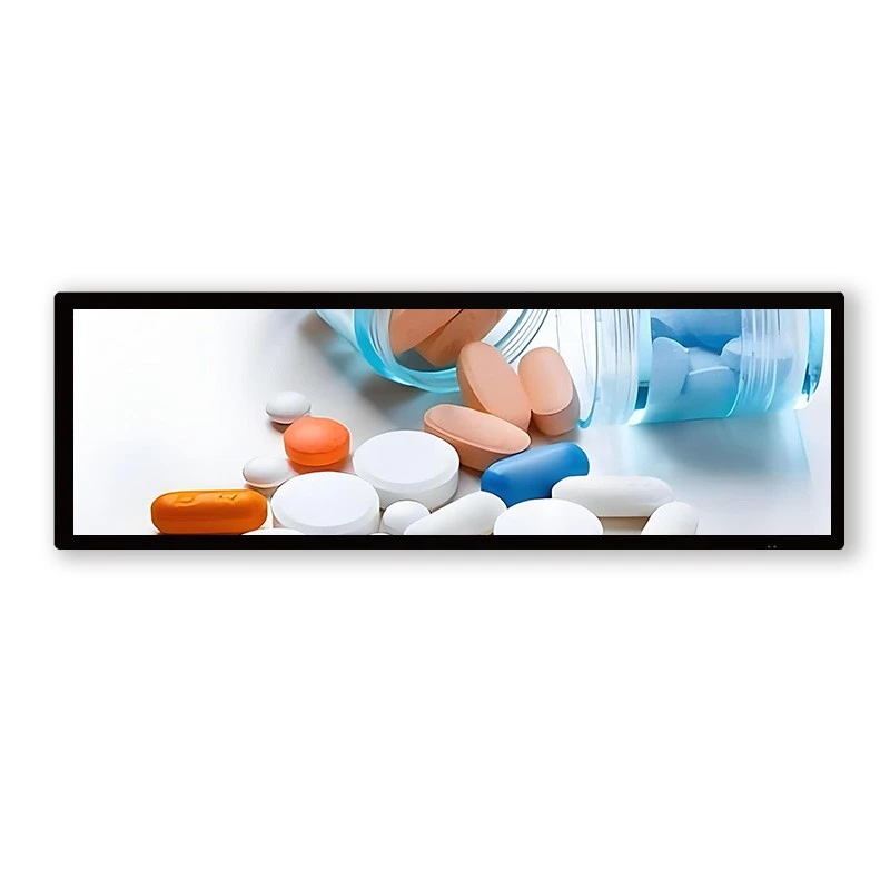 36,2 Inch LCD Bar Tampilan Layar pindho pasuryan