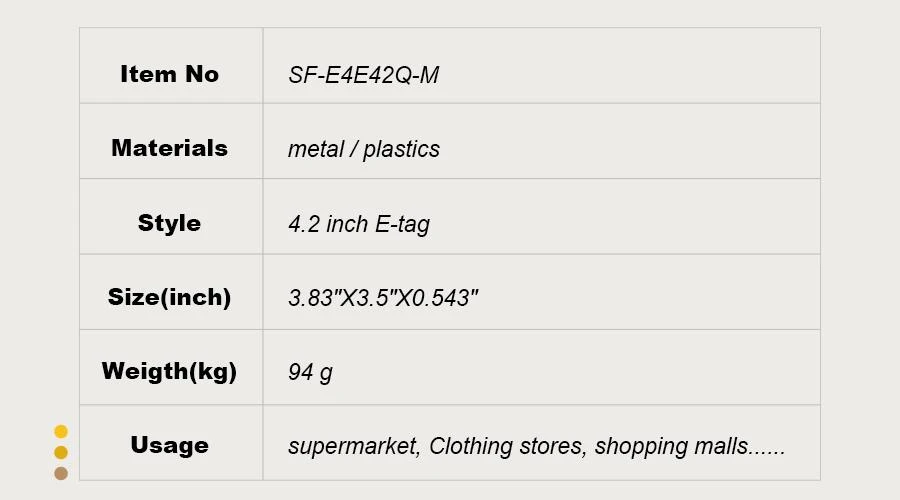 4.2 Inch Electronic Price Tag Extrusion Channel 4.2 Inch Electronic Price Tag Extrusion Channel