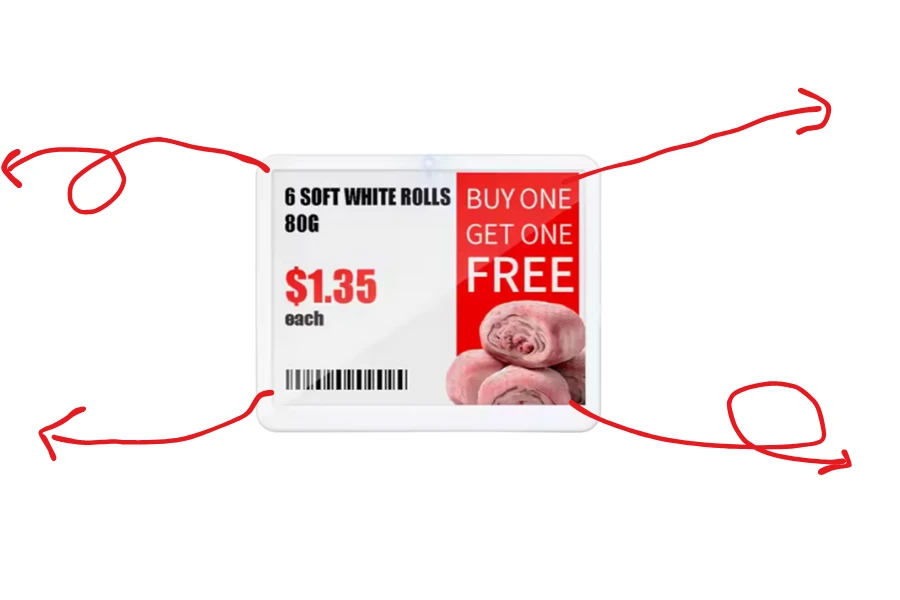 4.2-inch E-ink Electronic shelf labels 4.2-inch E-ink Electronic shelf labels