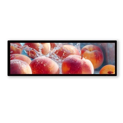 35,5 Inch LCD Bar Tampilan Layar pindho pasuryan